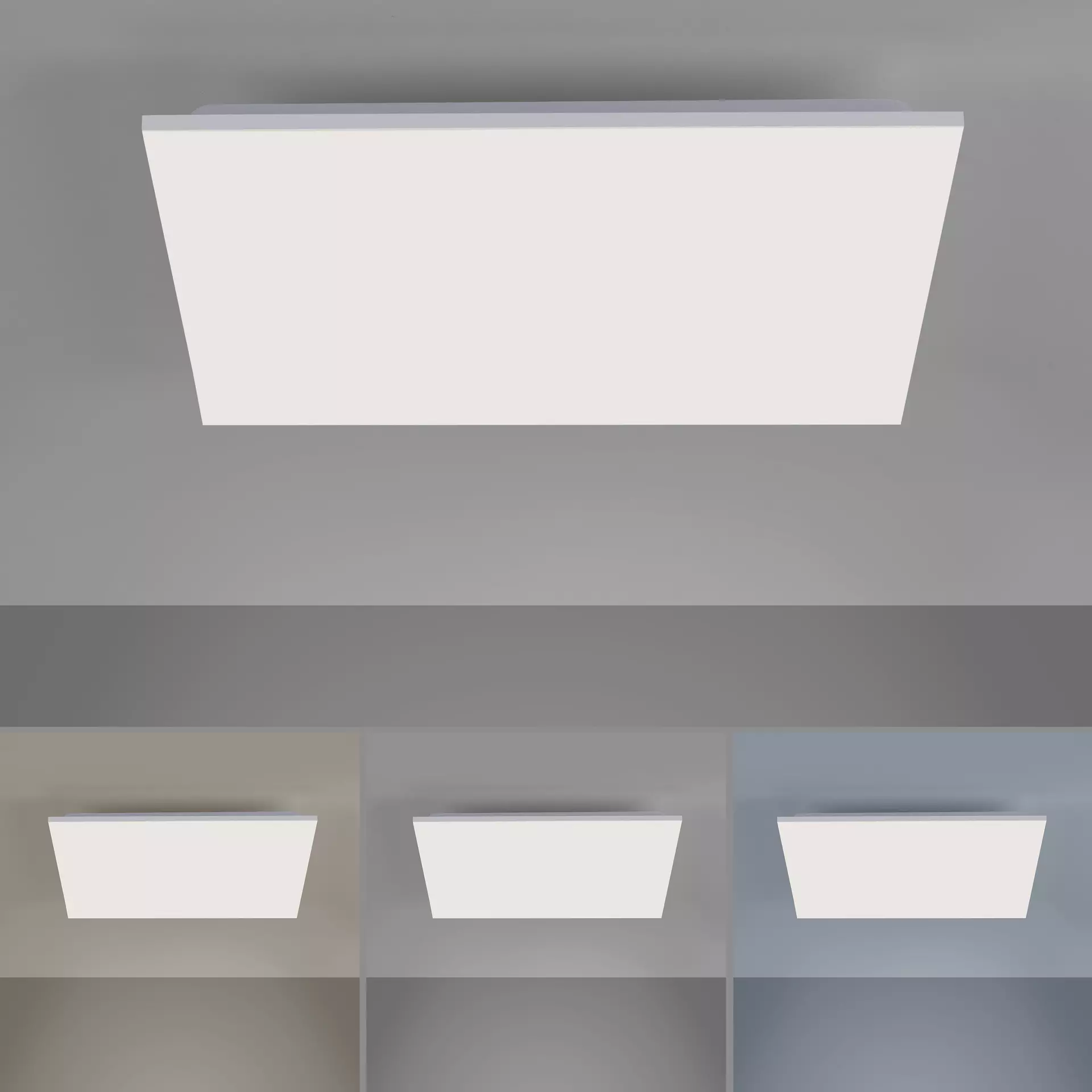 Deckenleuchte CANVAS JUST LIGHT Kunststoff 59 x 7 x 59 cm