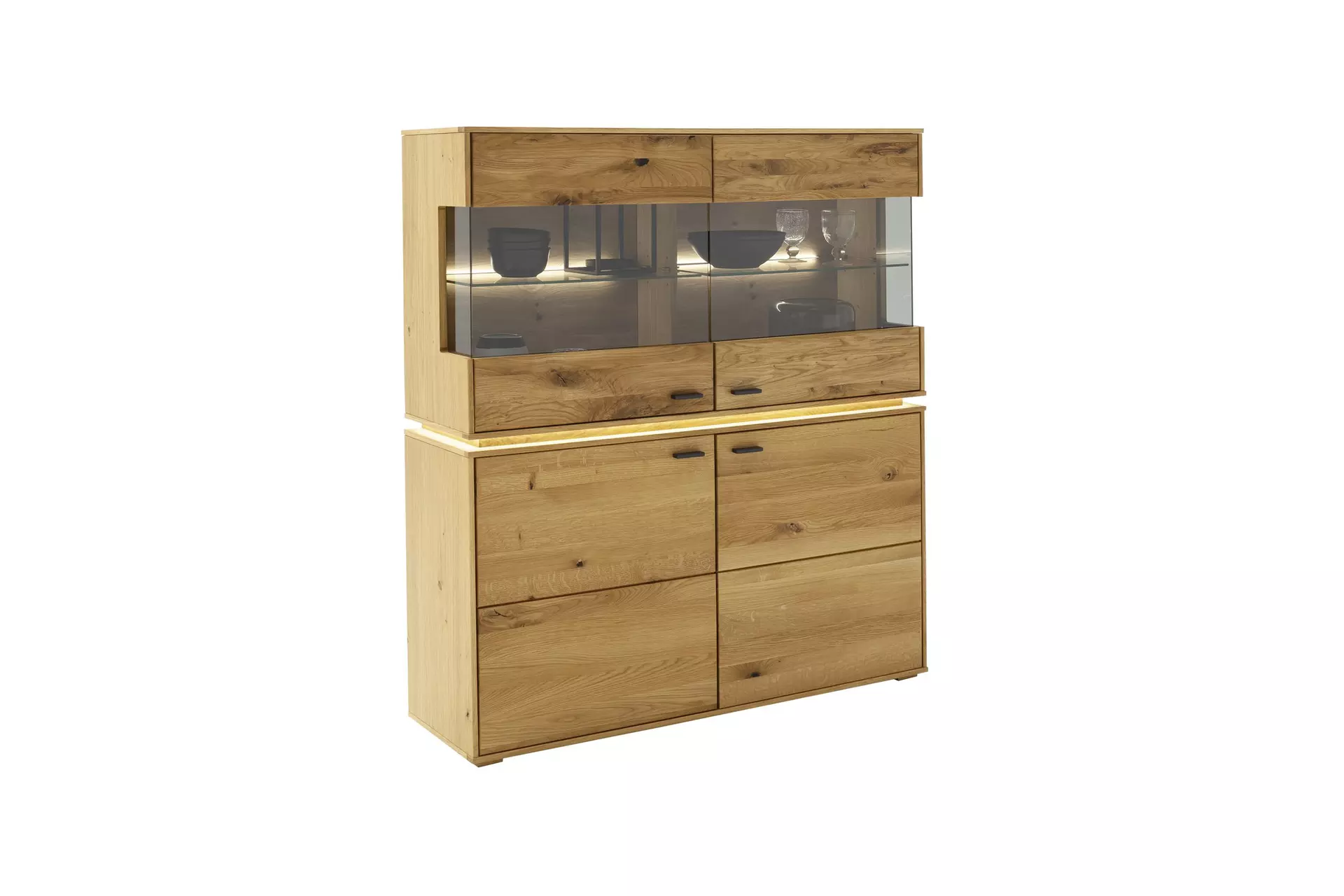 Highboard COMO MCA furniture Metall 38 x 137 x 123 cm