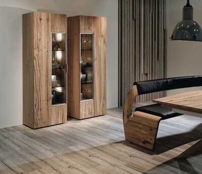 Bild von Vitrine Holz Voglauer