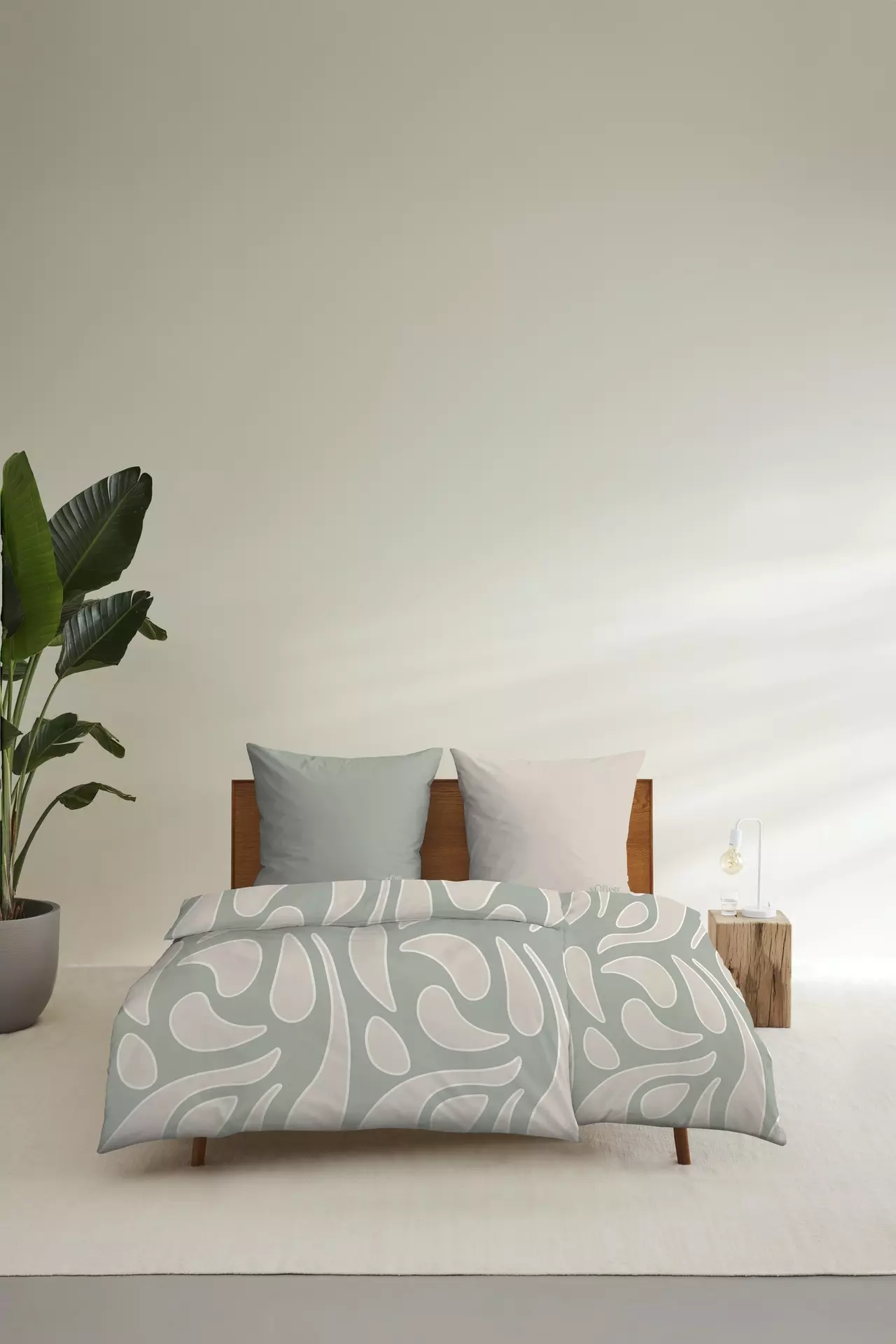 Satin-Bettwäsche S. Oliver Textil 155 x 220 cm