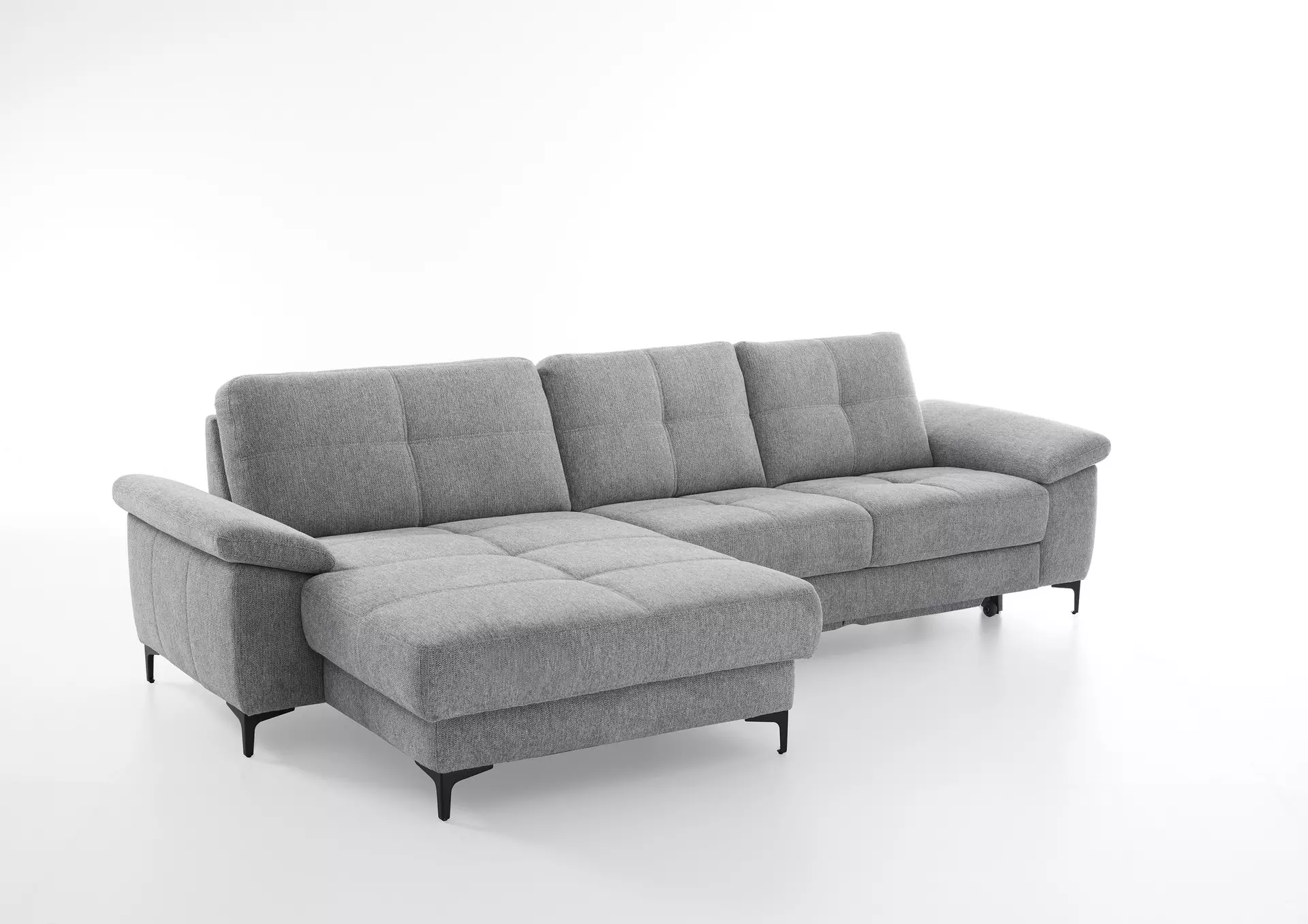 Polstergarnitur ROMINA LASCONDO Textil 189 x 87 x 296 cm