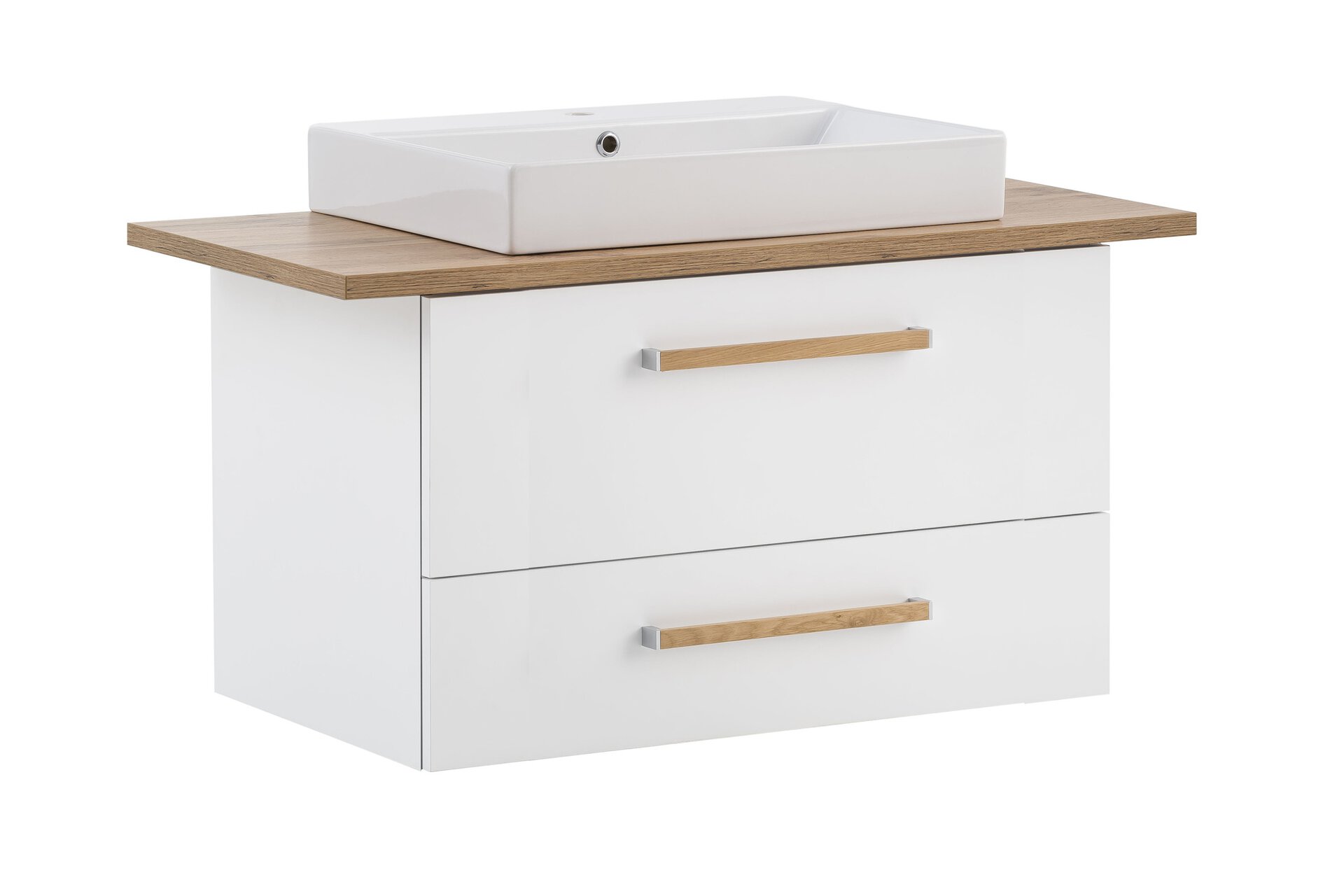 Waschbeckenunterschrank Duo Schildmeyer Holzwerkstoff weiß ca. 0x0x0 cm