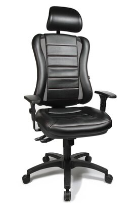 Bild von Büro-Drehstuhl Kunststoff schwarz Topstar