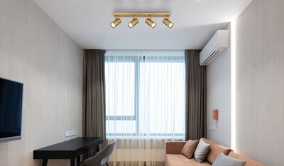 6. Bild von Strahler LED Wanddimmer gold