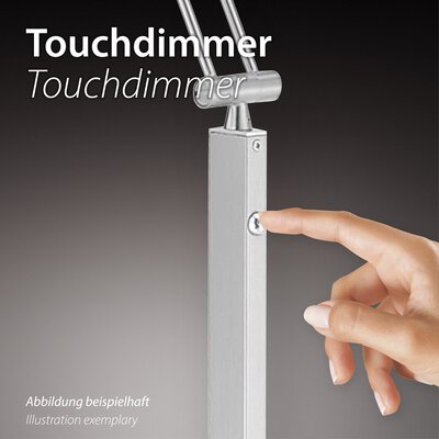 5. Bild von Tischleuchte LED Touchdimmer braun