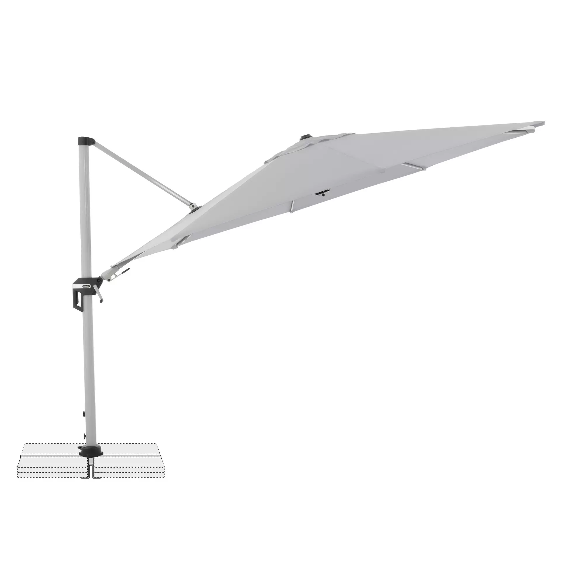 Sonnenschirm Active Doppler Textil 372 x 271 x 372 cm