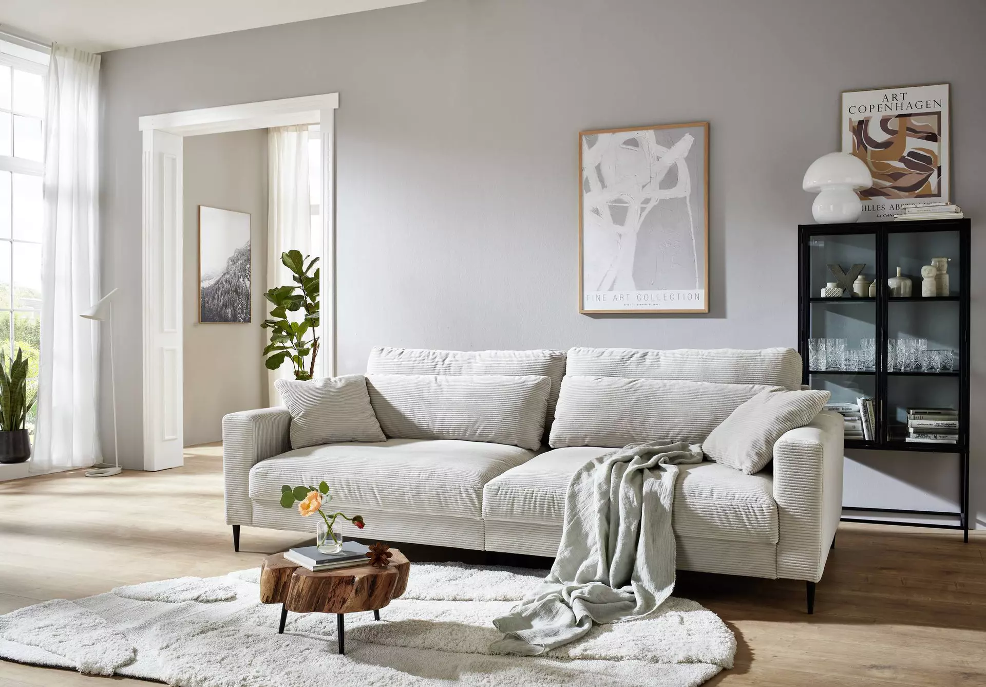 Bigsofa BONO CELECT Textil 121 x 84 x 256 cm