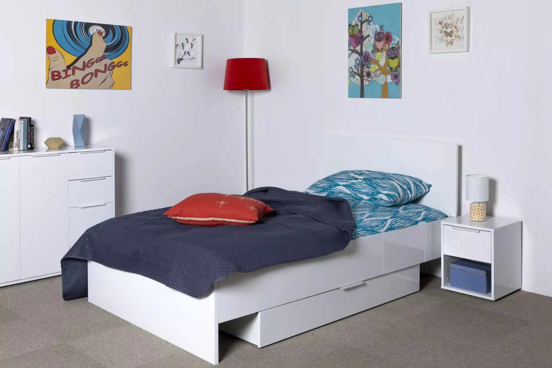 Kinderbett ESPRESSO Composad Holzwerkstoff 126 x 94 x 206 cm