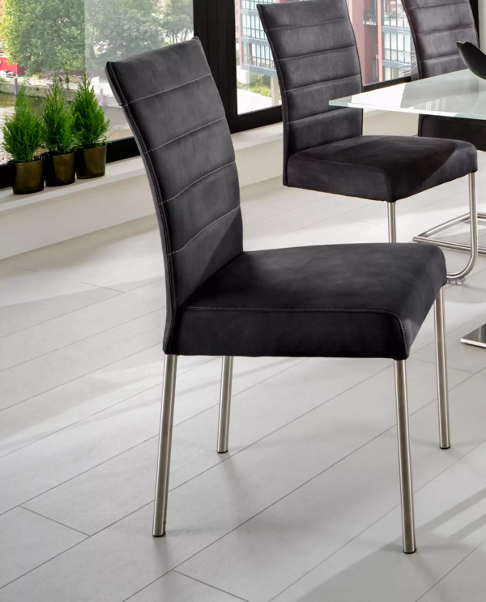 4-Fuß-Stuhl 1811-02-439 Niehoff Sitzmöbel Metall 46 x 99 x 59 cm