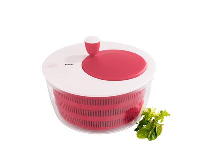Bild von Salatschleuder Kunststoff rot