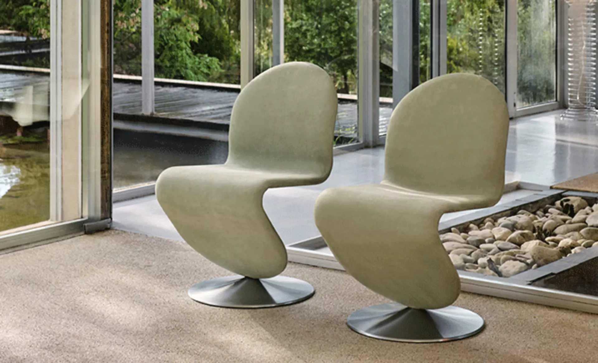 Ikonisches Stuhl-Design von Verner Panton