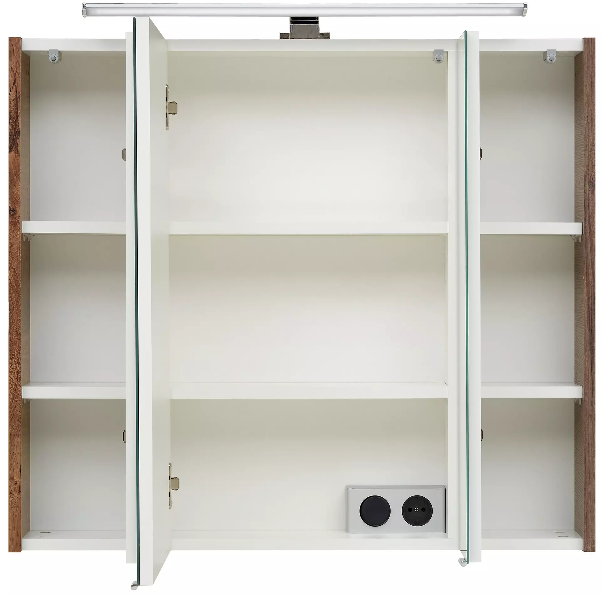 Spiegelschrank Glasschränke/Zubehör PELIPAL Holzwerkstoff 16 x 70 x 80 cm