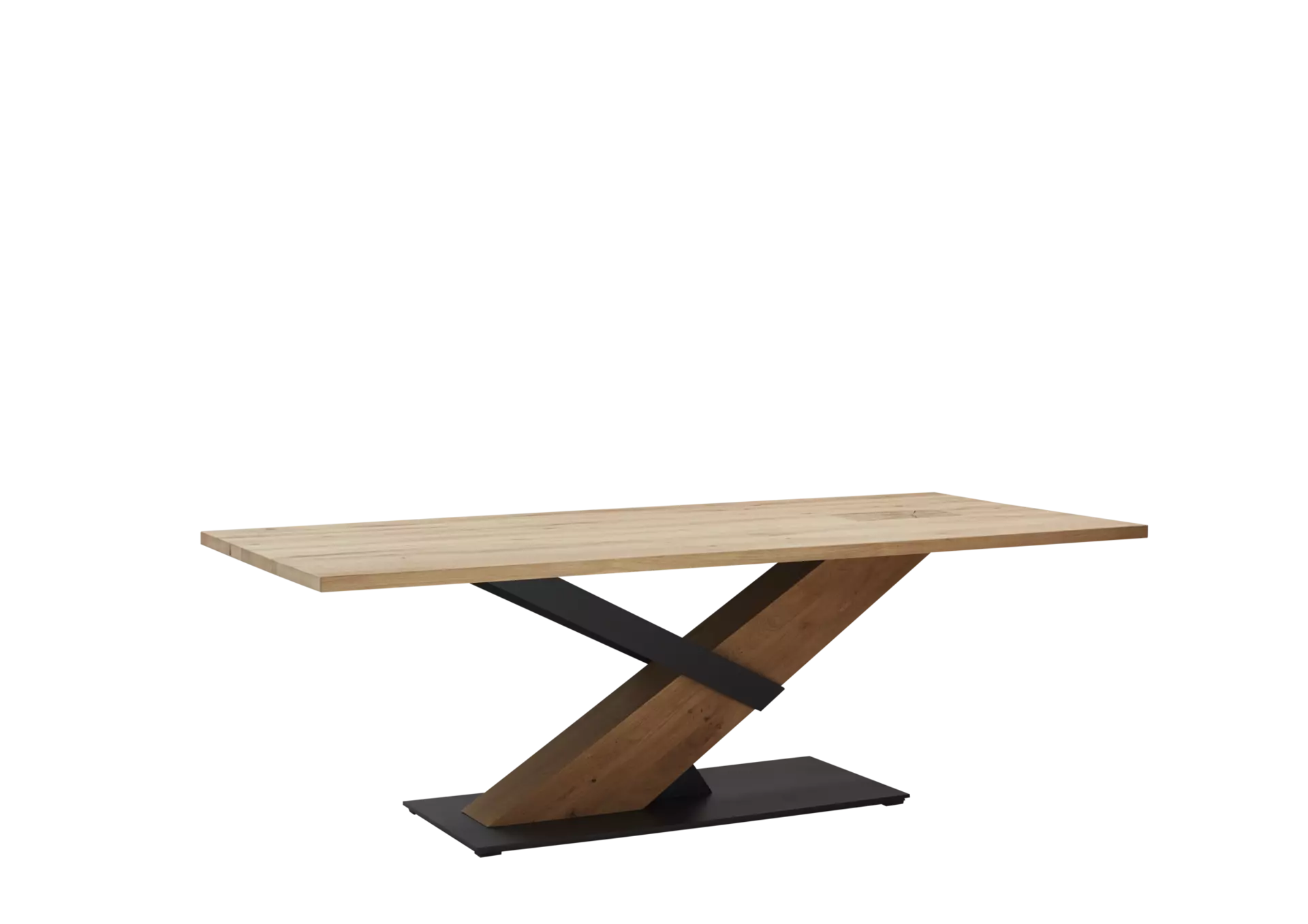 Esstisch NATURZEIT Hartmann - Massivholzmöbel Metall 110 x 76 x 240 cm