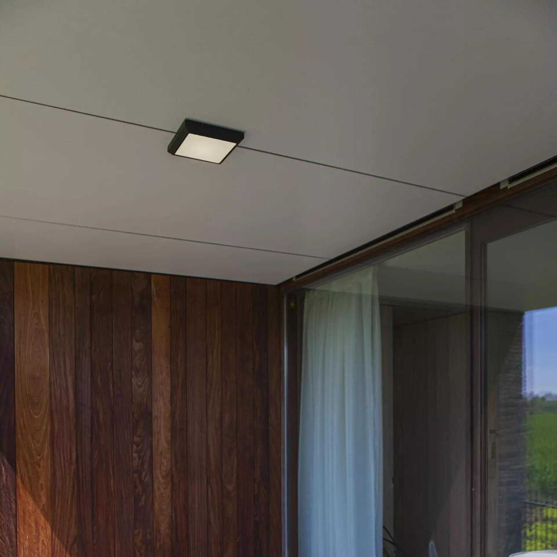Decken-Aussenleuchte HELENA Eco-Light Metall 22 x 3 x 22 cm