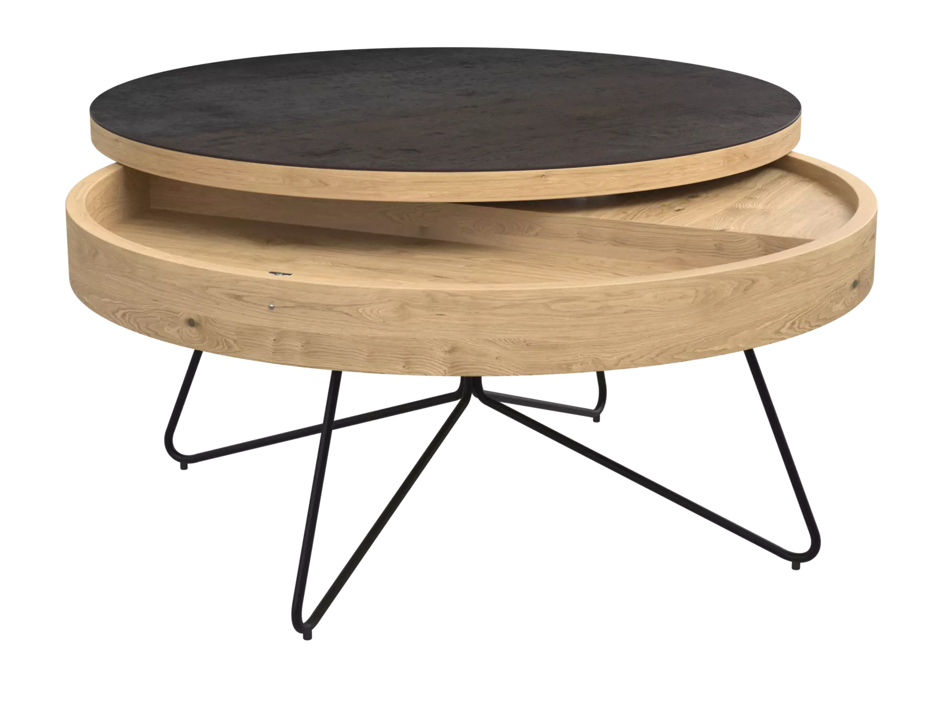 Couchtisch BROOKLYN MONDO Metall 85 x 40 x 85 cm