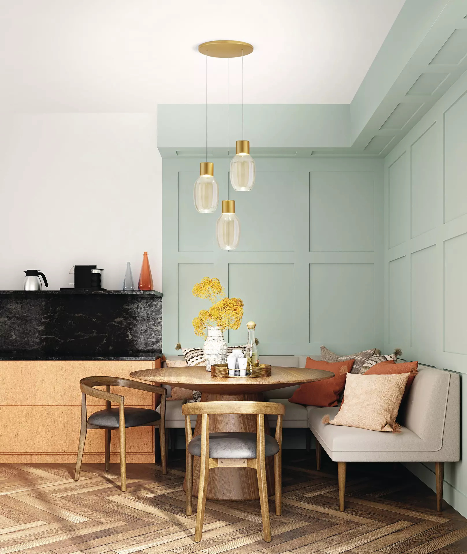 Hängeleuchte LAPO Fabas Luce Metall 35 x 200 x 35 cm