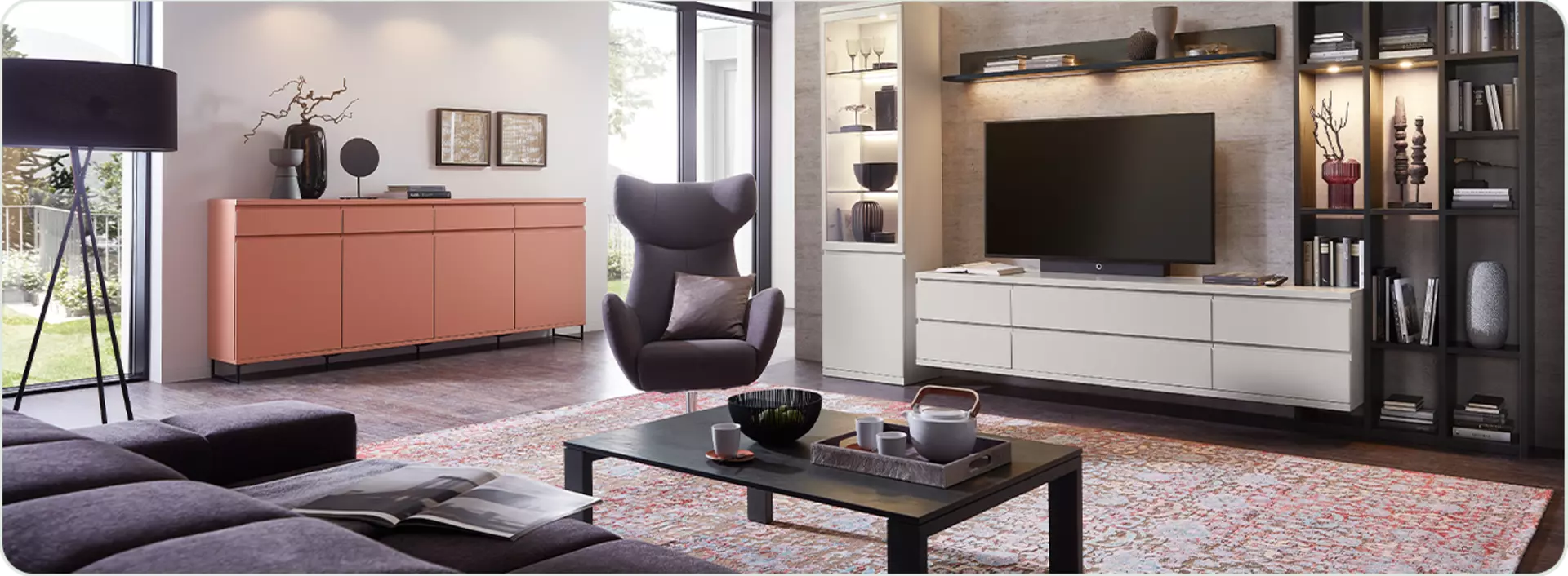 Wie sieht idealer Stauraum im Wohnzimmer aus?
