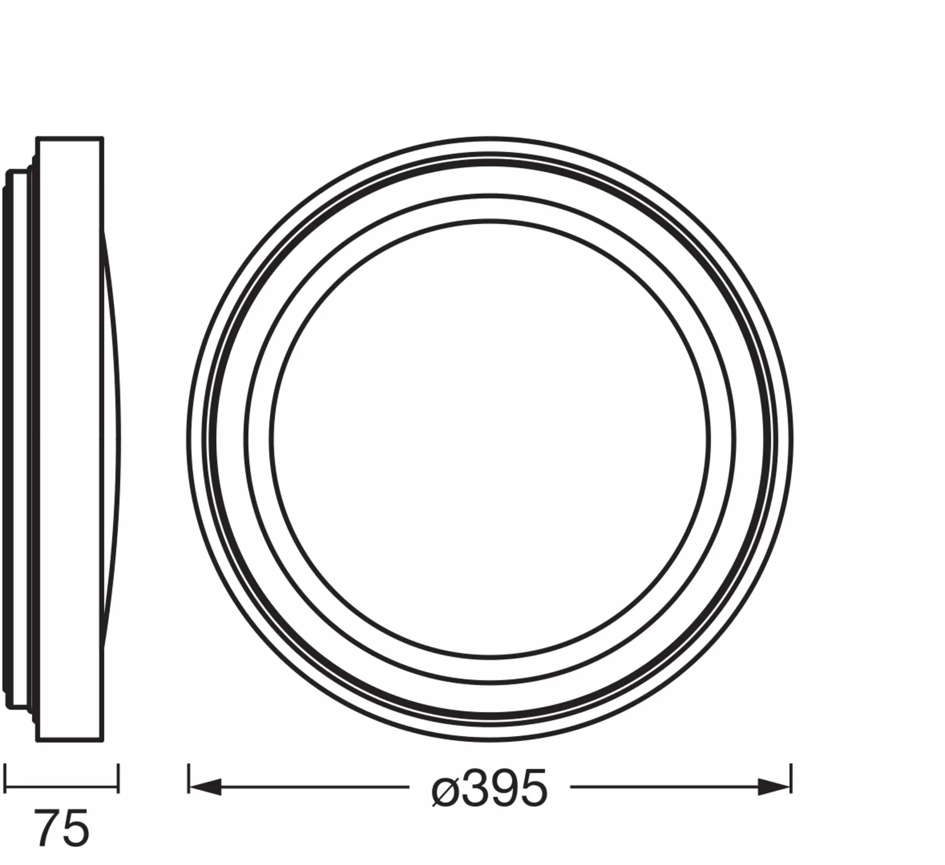Deckenleuchte Glorie OSRAM Silikon 