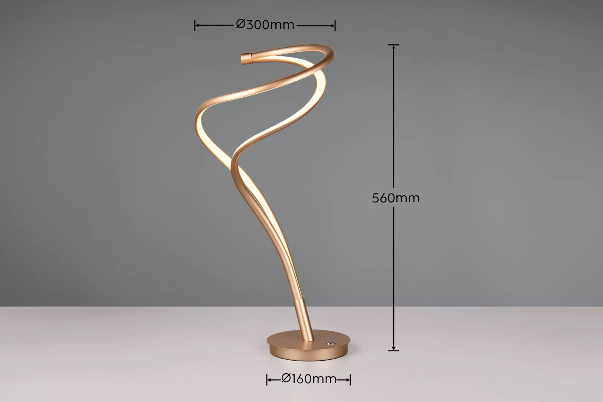 Tischleuchte Nala - SELECT Trio Leuchten Metall 30 x 56 x 30 cm