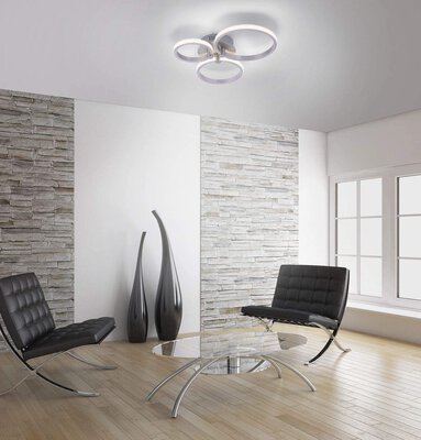 3. Bild von Deckenleuchte LED silber