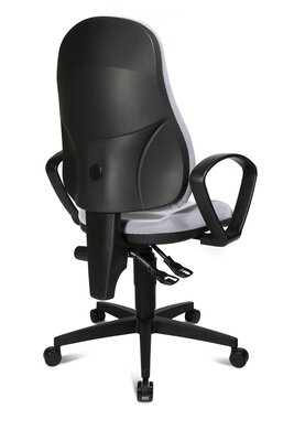 3. Bild von Büro-Drehstuhl Kunststoff weiß Topstar