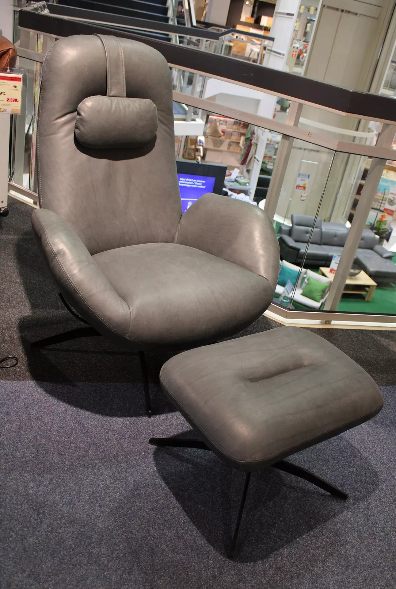 Relaxsessel mit Hocker LOREEN