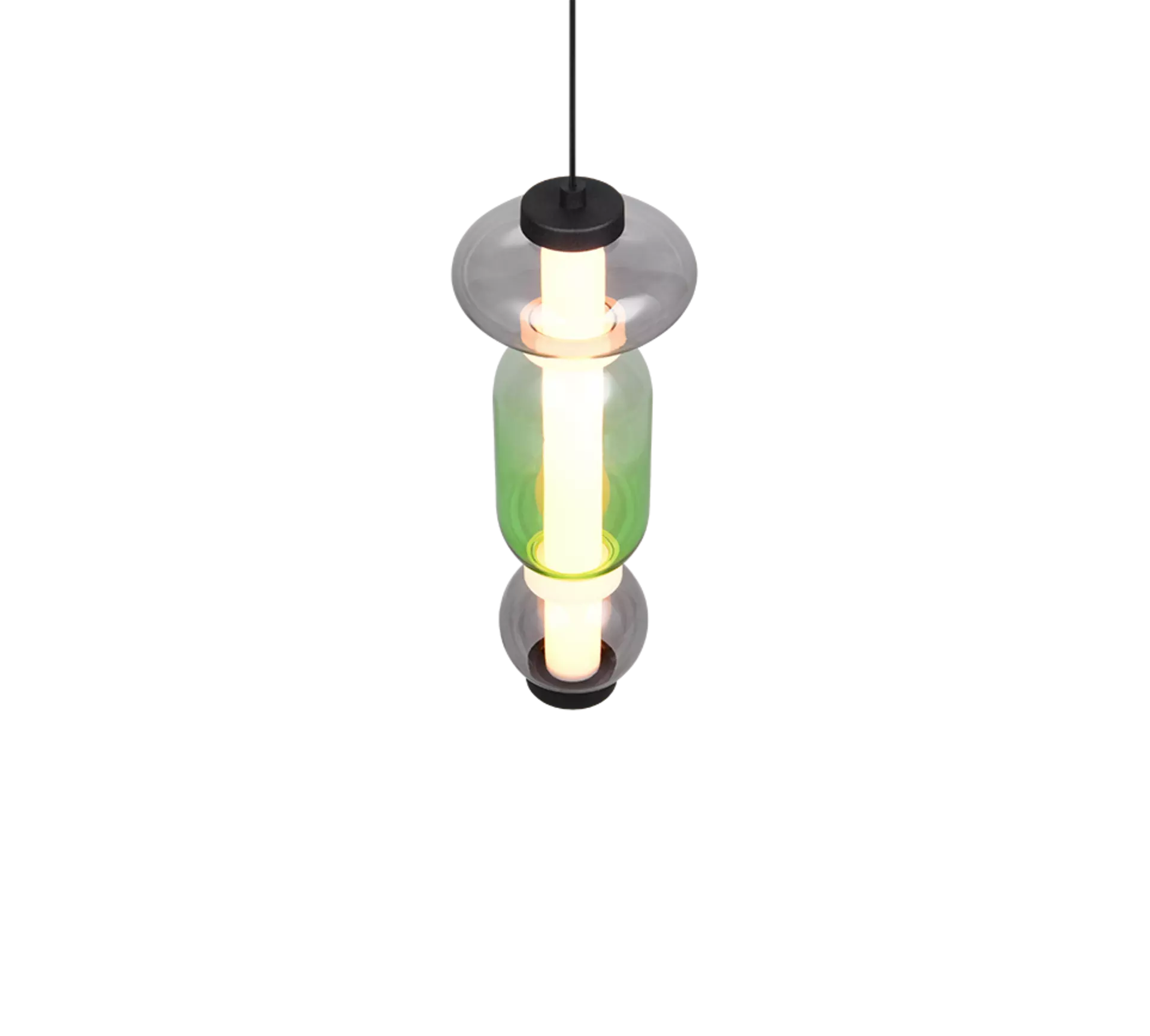 Hängeleuchte Minerva Trio Leuchten Metall 14 x 200 x 14 cm