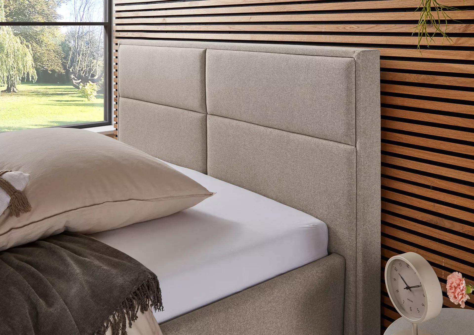 Polsterbett Lift Up Meise Möbel Textil 142 x 120 x 217 cm