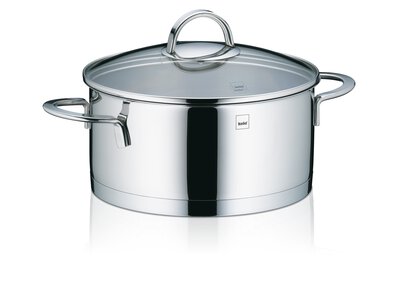 Bild von Topf Metall silber