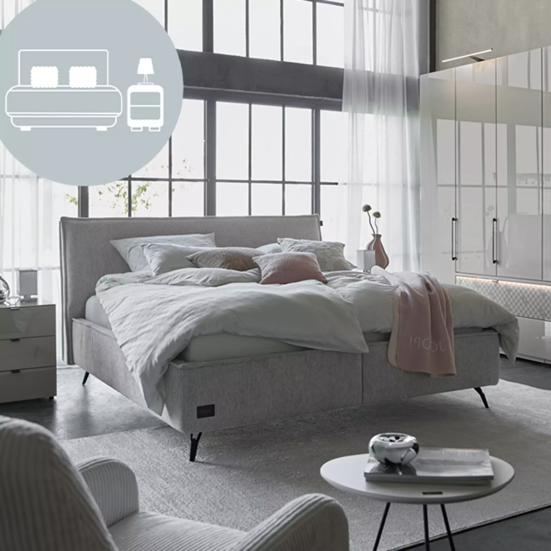 Schlafzimmer Abteilung bei Möbel Inhofer