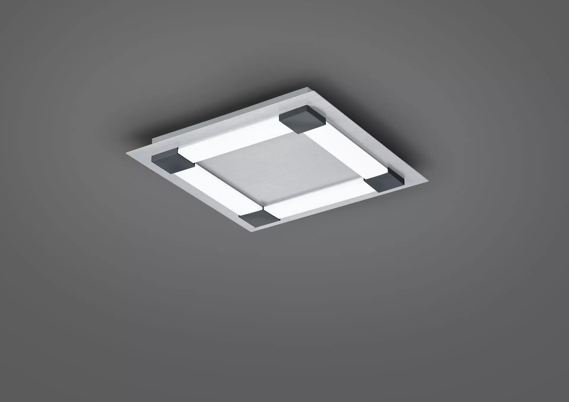 Smart-Home-Leuchten PLAIN Bopp Metall 48 x 6 x 48 cm