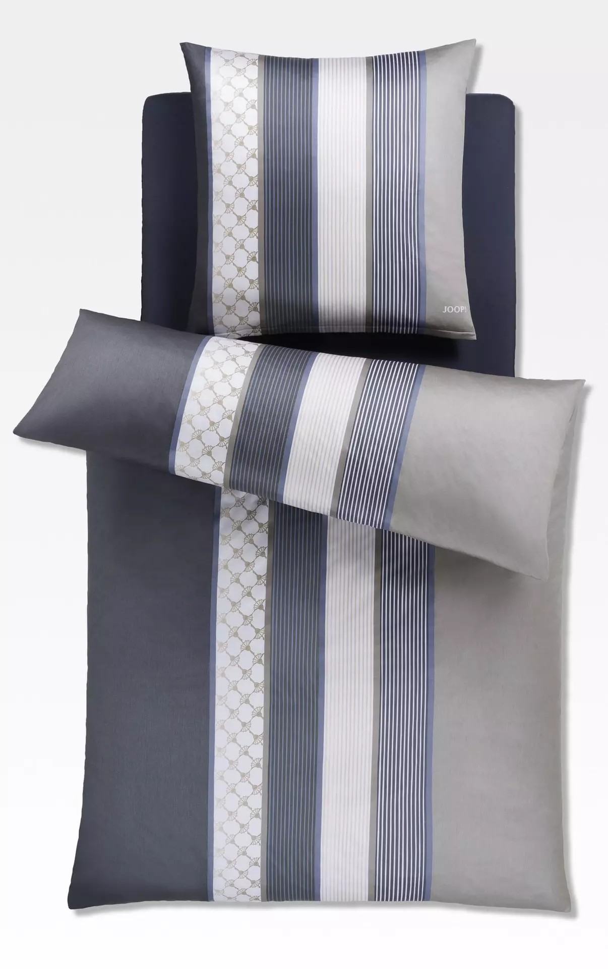 Satin-Bettwäsche Cornflower Stripes JOOP Textil 135 x 200 cm