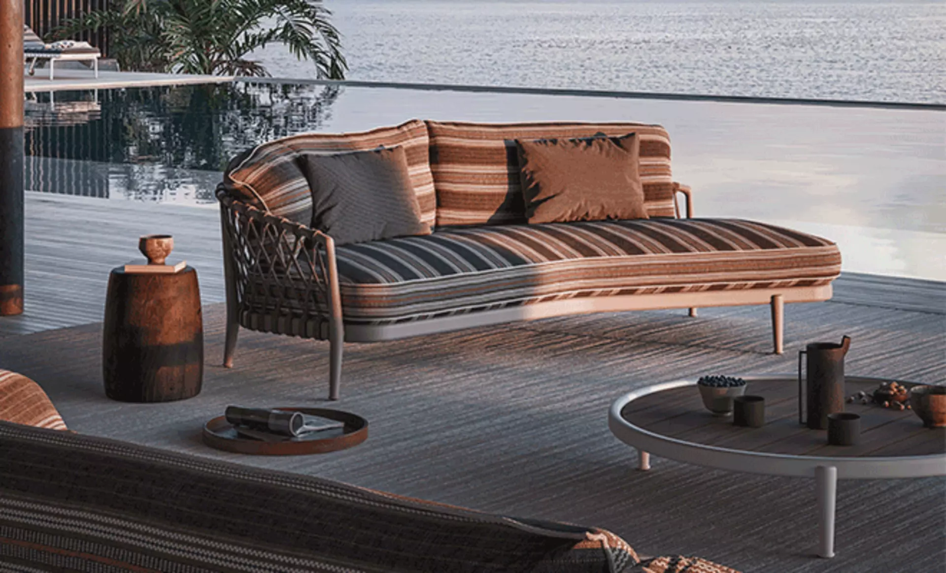 Das Outdoor-Sofa Erica von B&B Italia