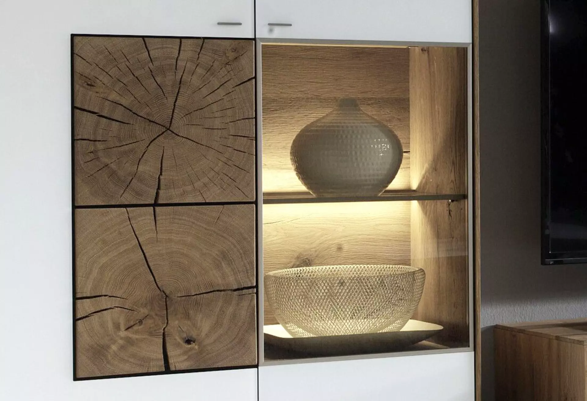 Wohnwand CAYA Hartmann - Massivholzmöbel Holz 49 x 176 x 341 cm