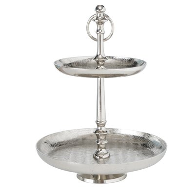 Bild von Etagere Metall silber
