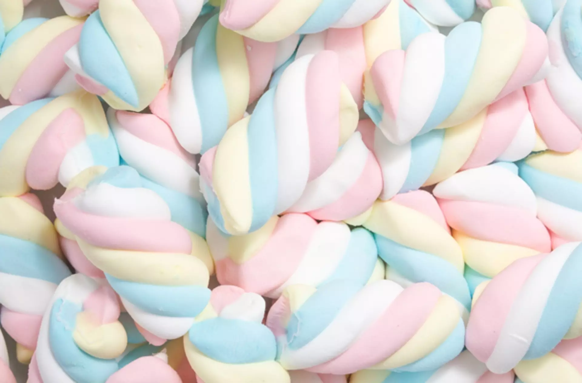 Pastellfarbene Marshmallows