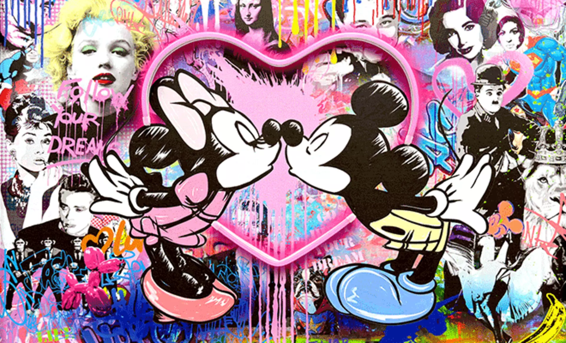 Bild von Mickey Mouse und Mini Mouse von Pro-Art