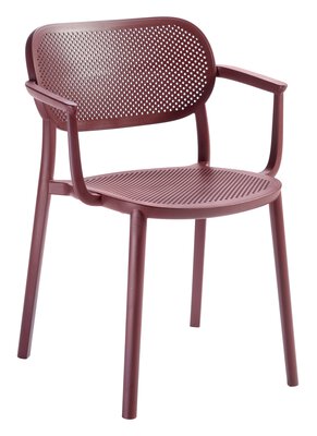 Bild von Stapelstuhl Kunststoff rot ca. 59 x 79 x 55 cm
