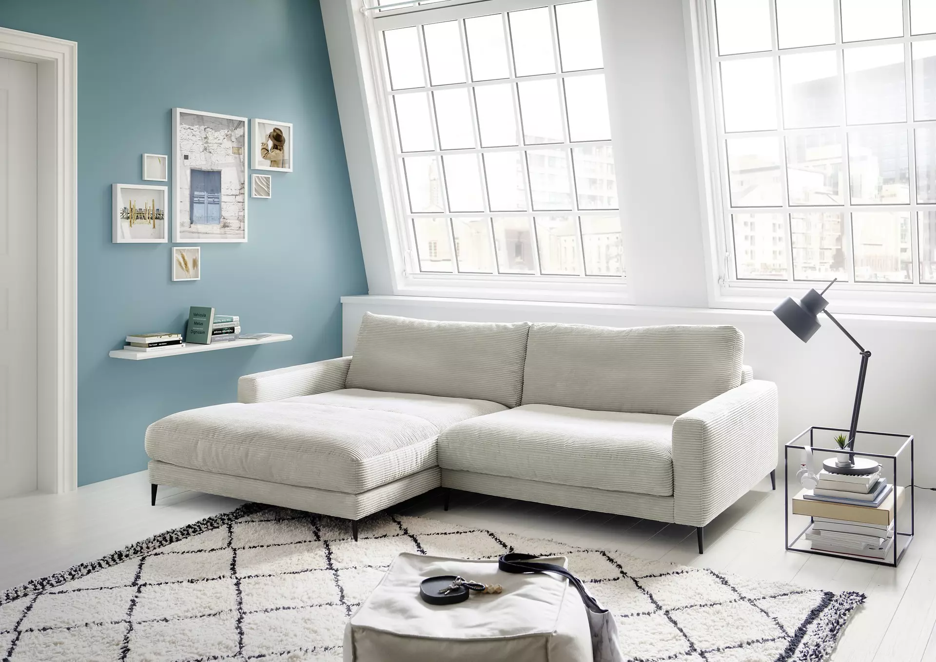 Polstergarnitur ULMA LASCONDO Textil 190 x 84 x 272 cm