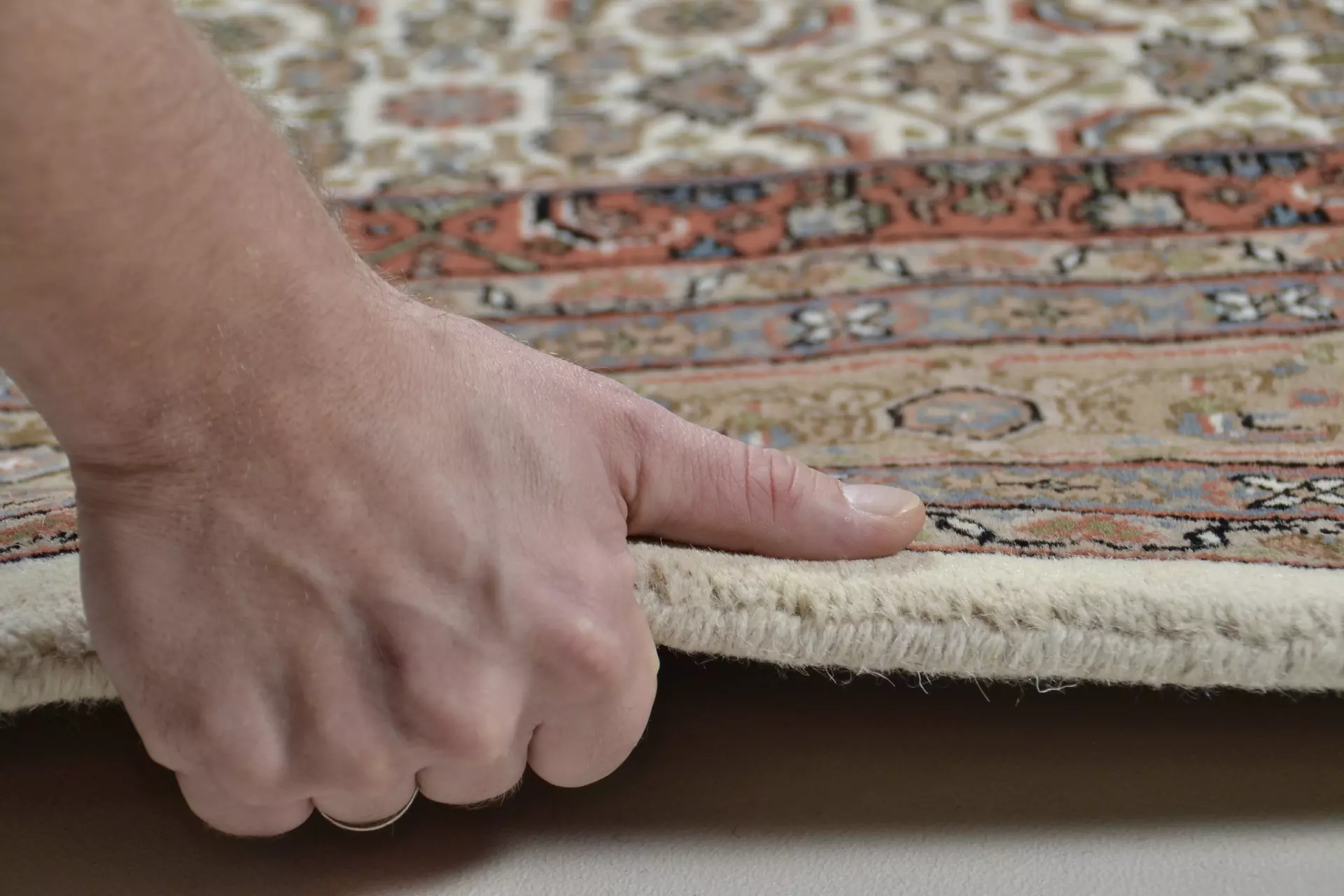 Handknüpfteppich Benares Theko Textil 40 x 1 x 60 cm