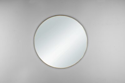 Bild von Spiegel Metall gold