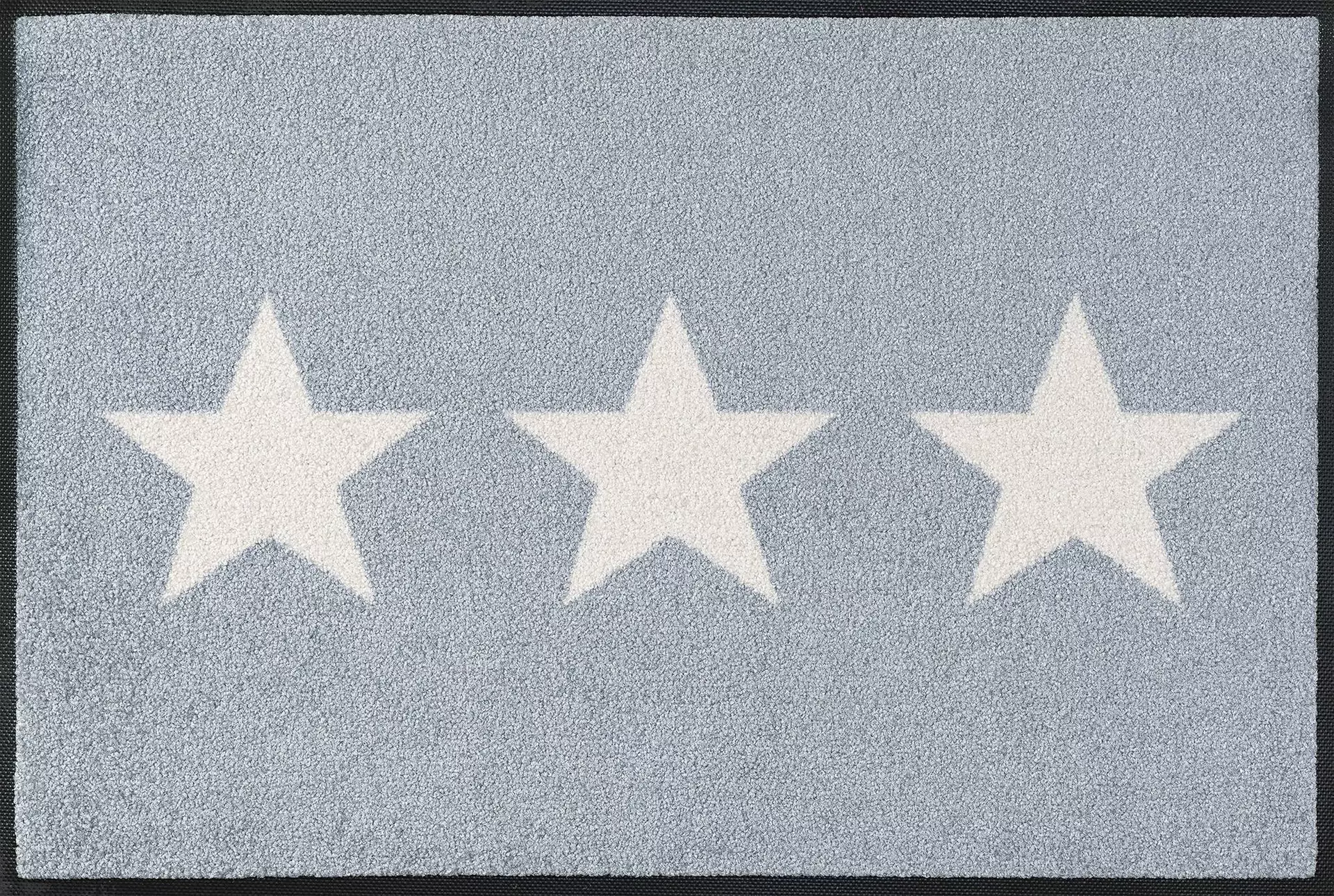 Türmatte Stars grey Kleen-Tex Textil 50 x 75 cm