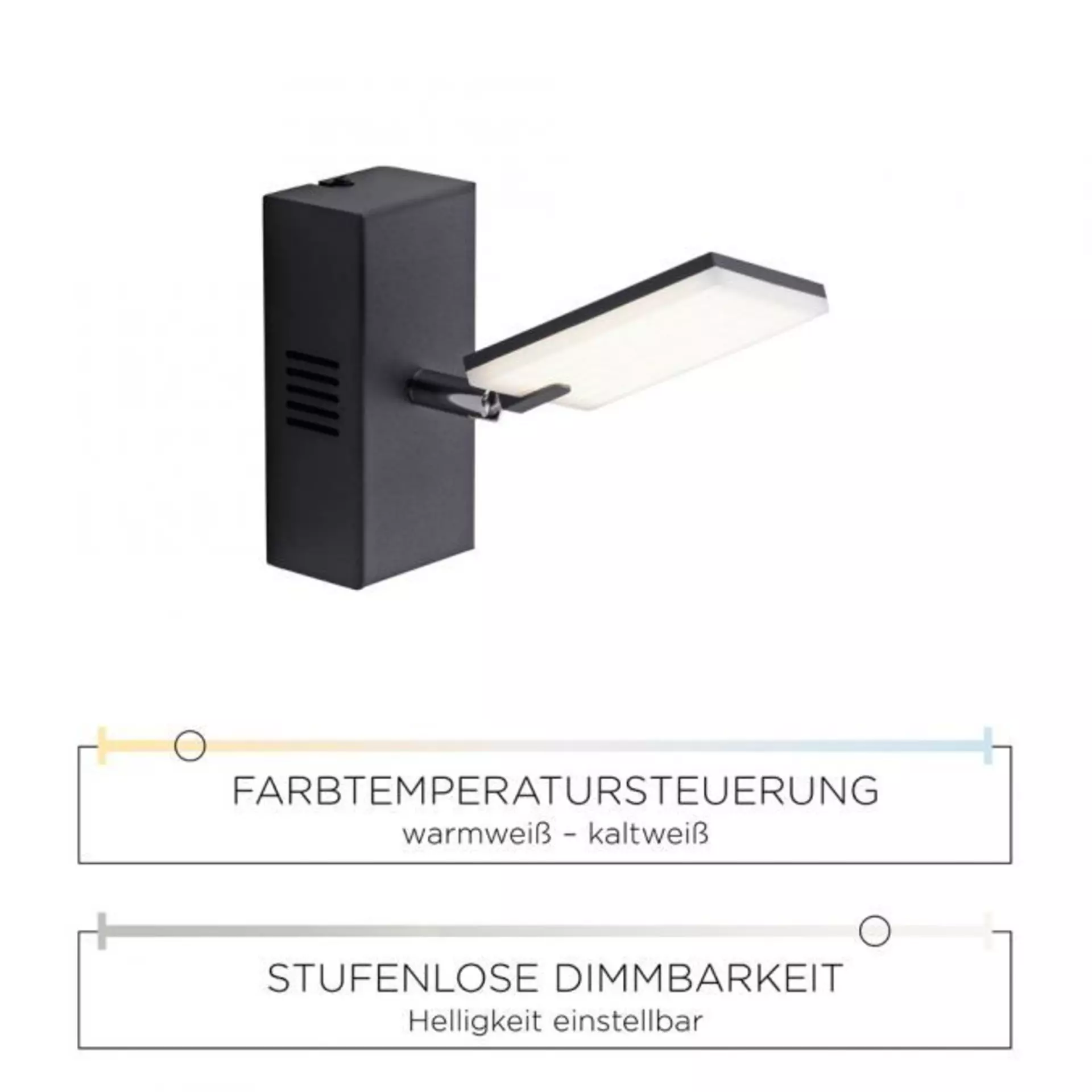Strahler PURE Mira Paul Neuhaus Metall 15 x 19 x 19 cm