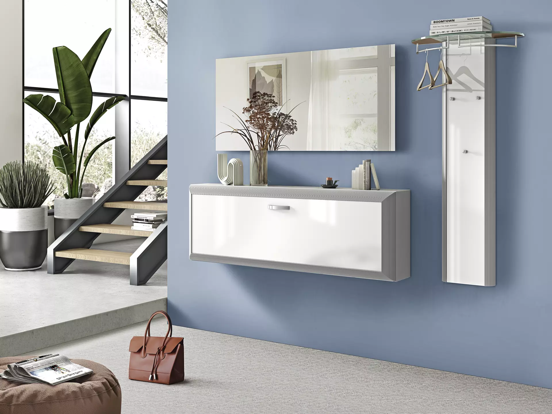 Garderobe Entry MONDO Metall 3 x 64 x 136 cm