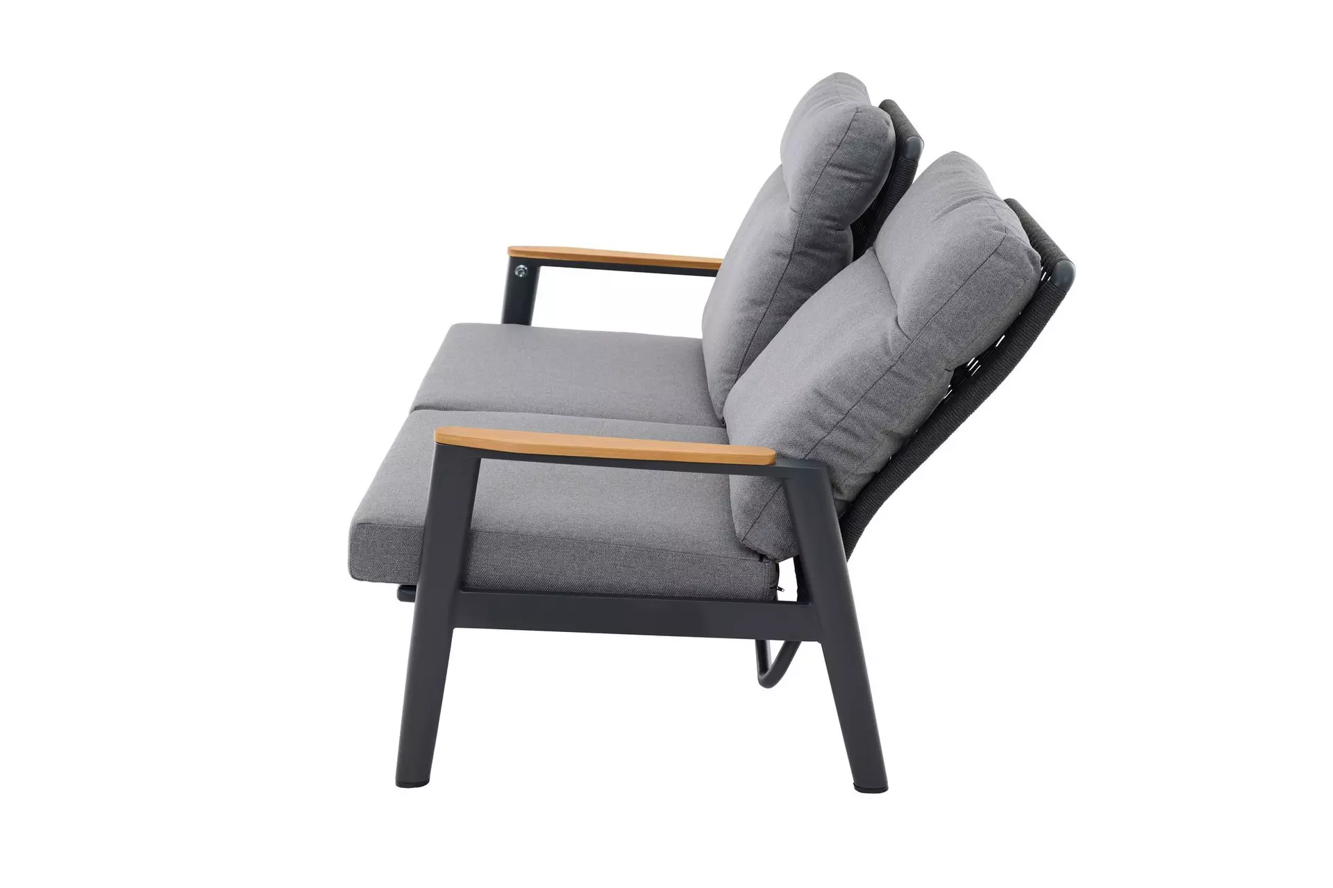 Loungesofa CORTINA Outdoor Textil 81 x 97 x 150 cm