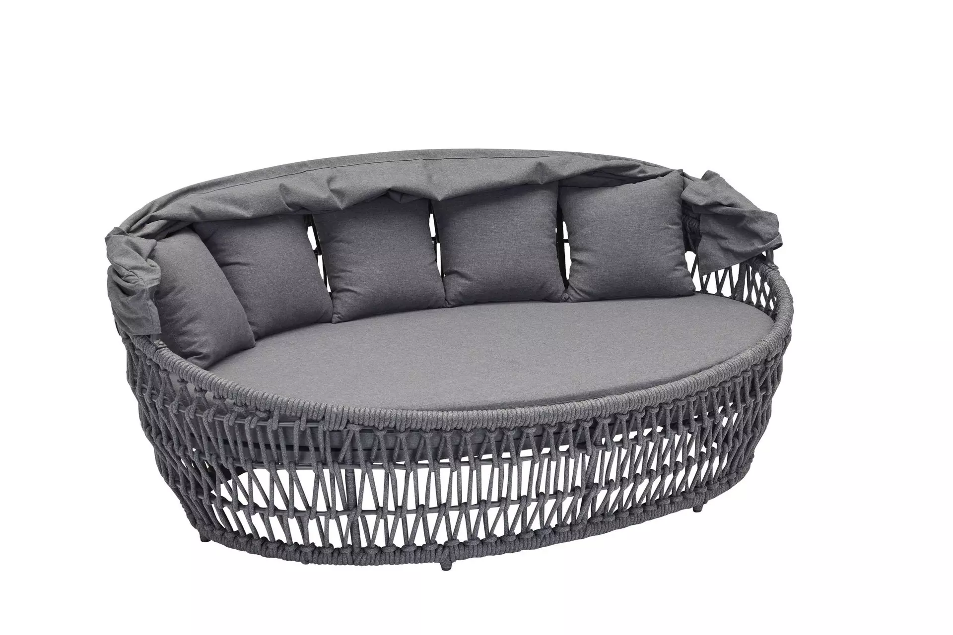 Loungeinsel BARI Outdoor Textil 200 x 93 x 144 cm