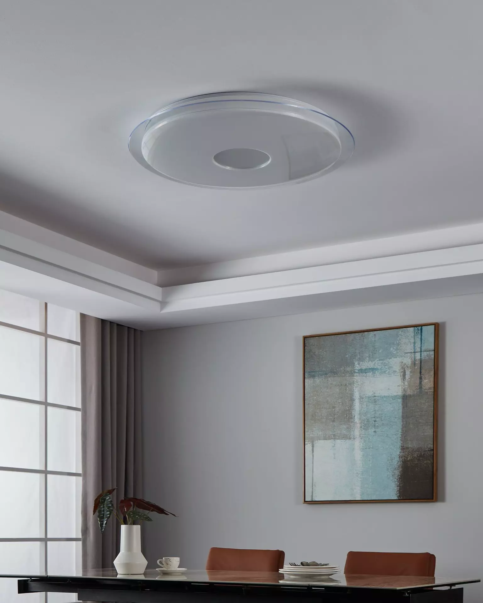 Deckenleuchte LANCIANO-C Eglo Metall 77 x 10 x 77 cm