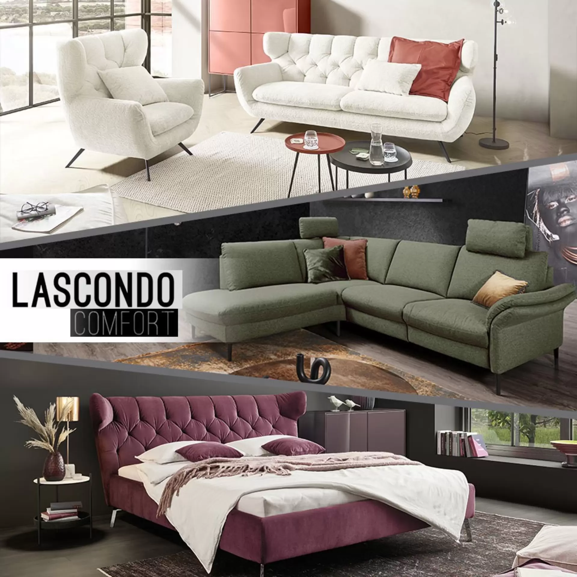 Luxsuriöse Sitz und Liege Polstermöbel von Lascondo