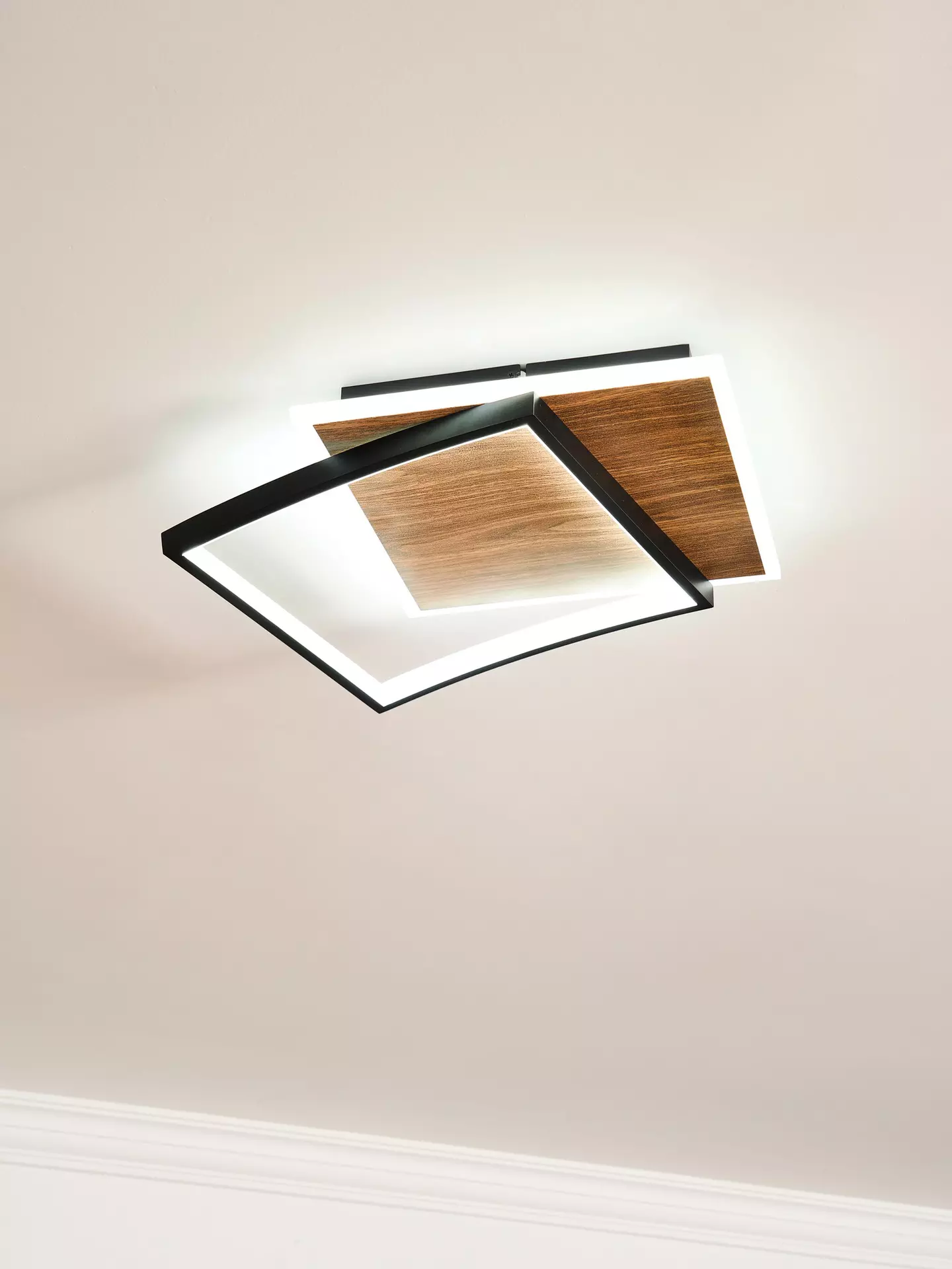 Deckenleuchte Ovest Eco-Light Metall 42 x 9 x 37 cm