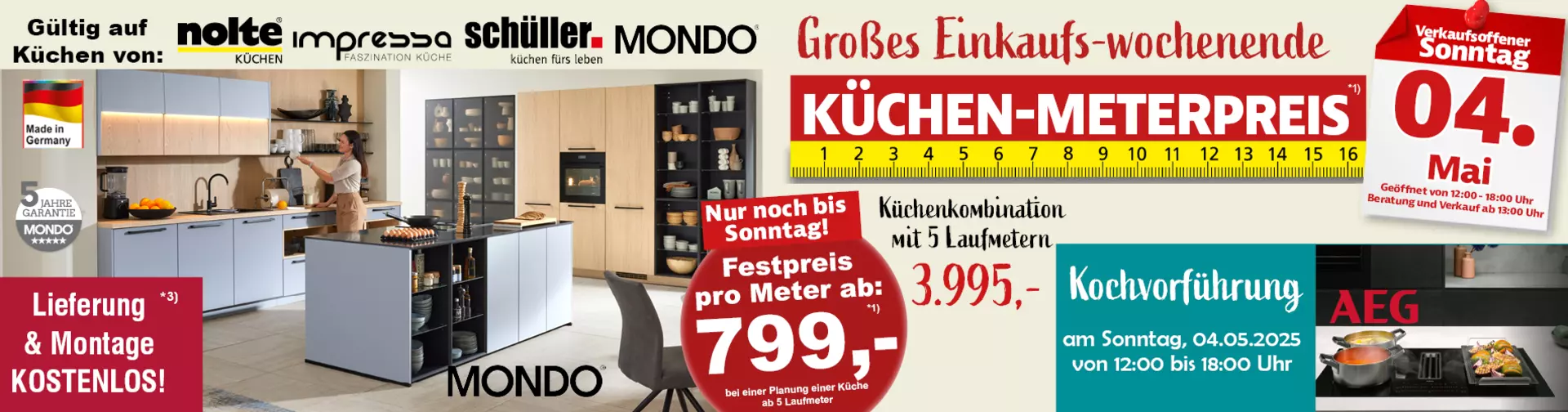 Küche mit Komfortausstattung zum Festpreis. Nur jetzt bei Innovation Küche und Bad in Günzburg